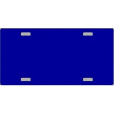 POWERHOUSE Navy Blue Solid Flat Automotive License Plates Blanks for Customizing PO125670